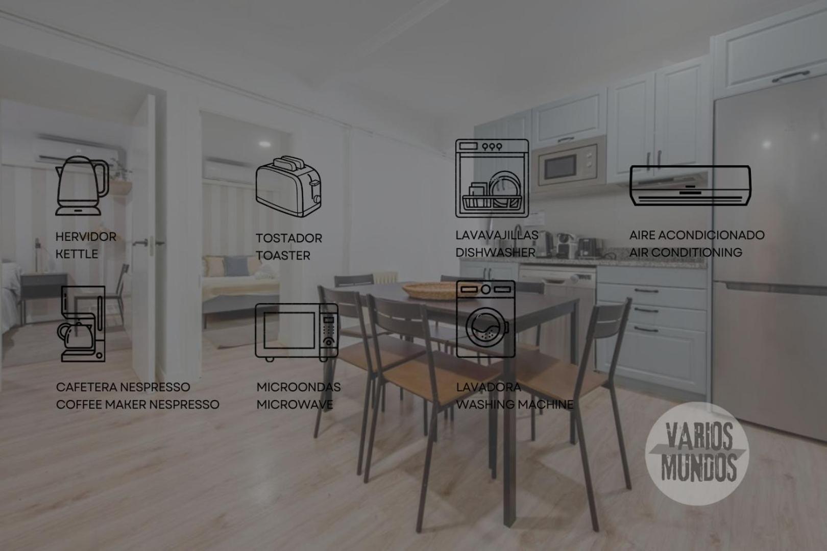 Nuevo Apt De 9Pax En La Cava Alta Centro De Madrid E1 外观 照片